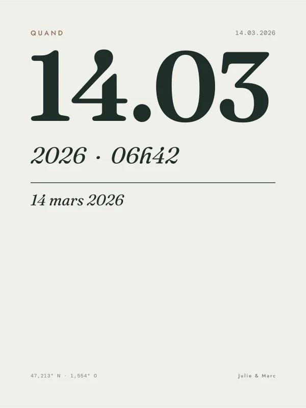 Triptyque de chambre style Typographique